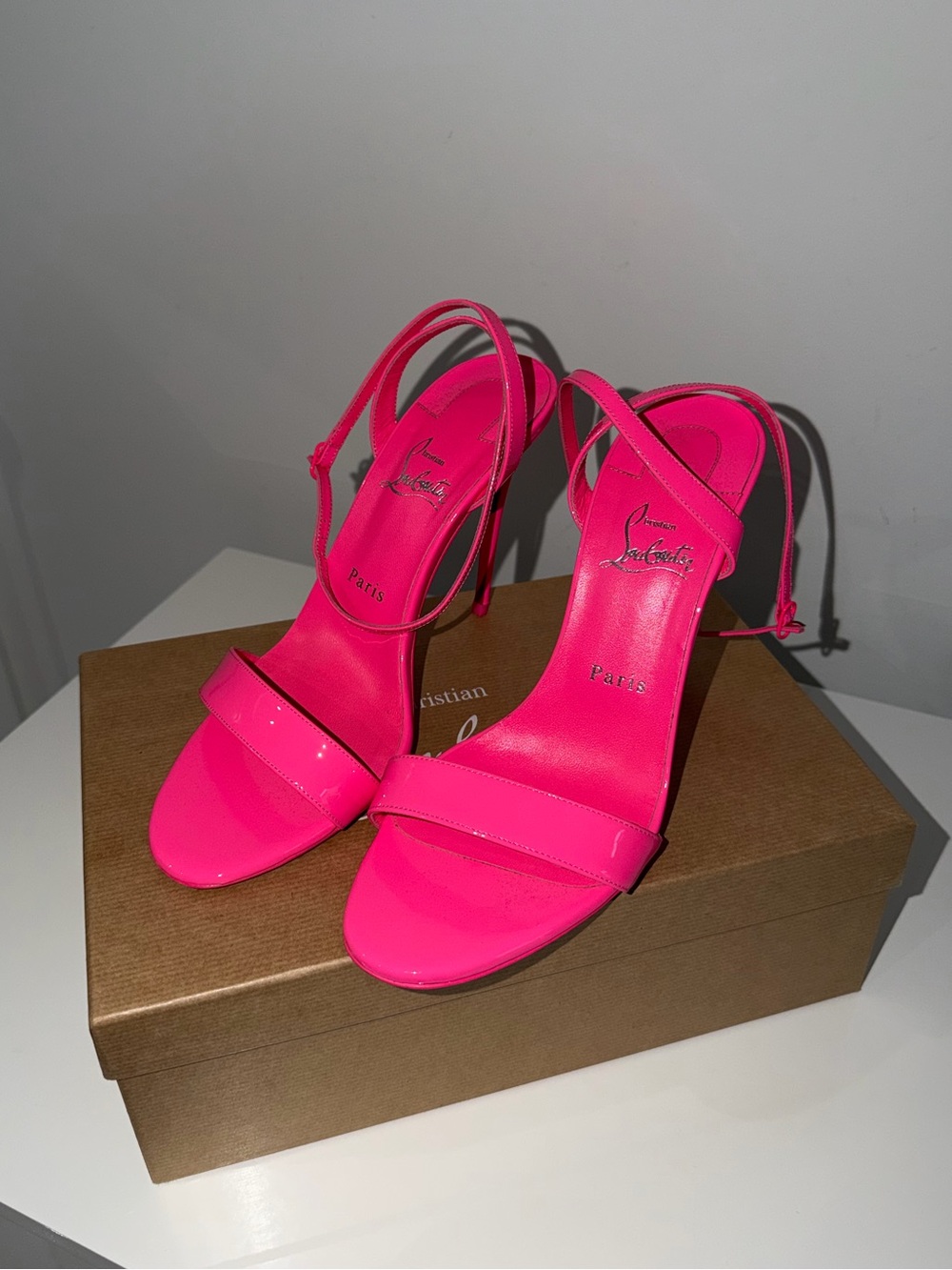 Christian Louboutin Barbie Pink Slingback Heels